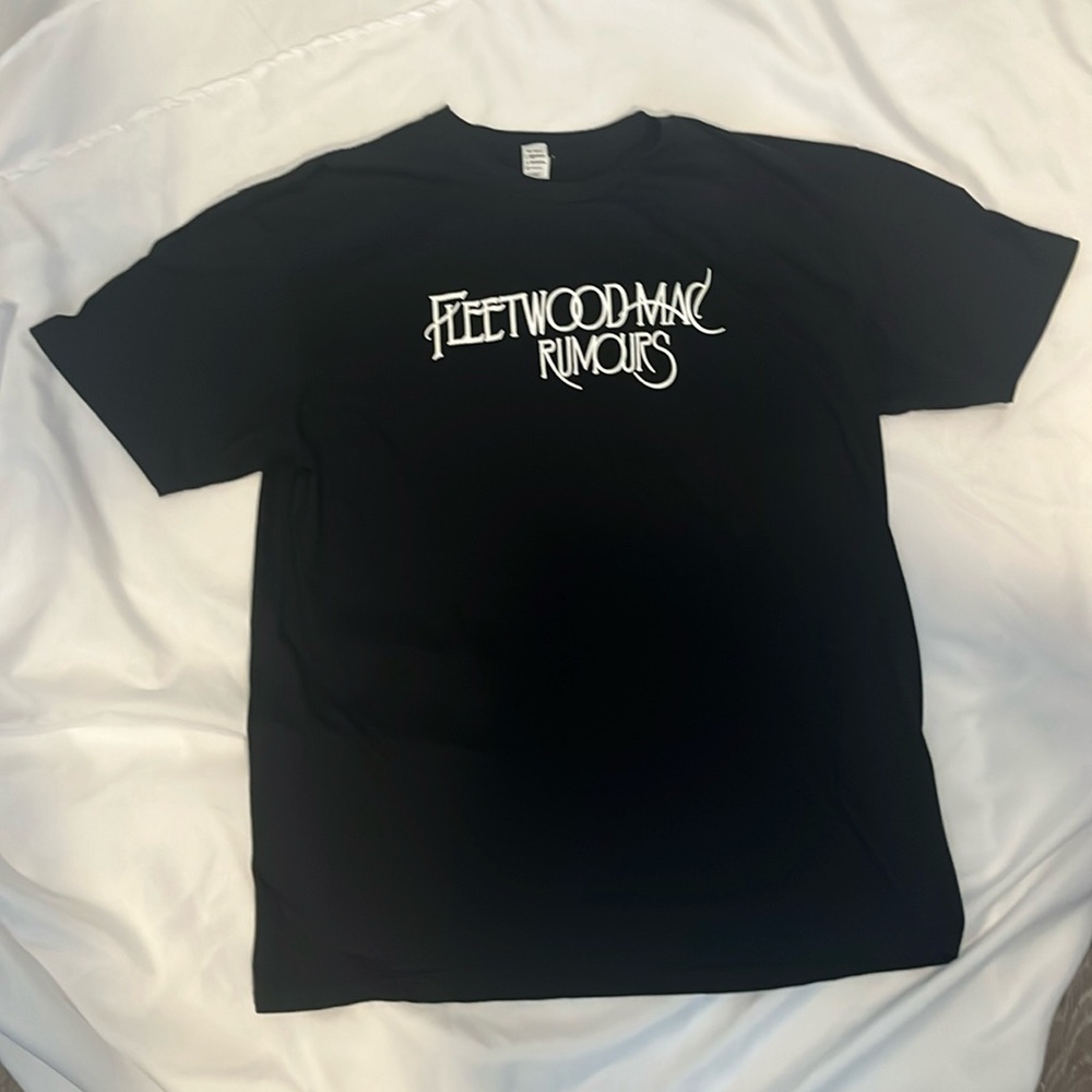 Fleetwood Mac Rumours T-Shirt Men's Large Unisex Black Band Tee